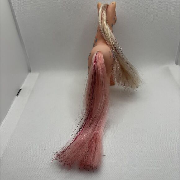 My Little Pony MLP G1 Glittery Sweetheart Sister Sunblossom 1988 GSS TAF Hasbro - Picture 5 of 6